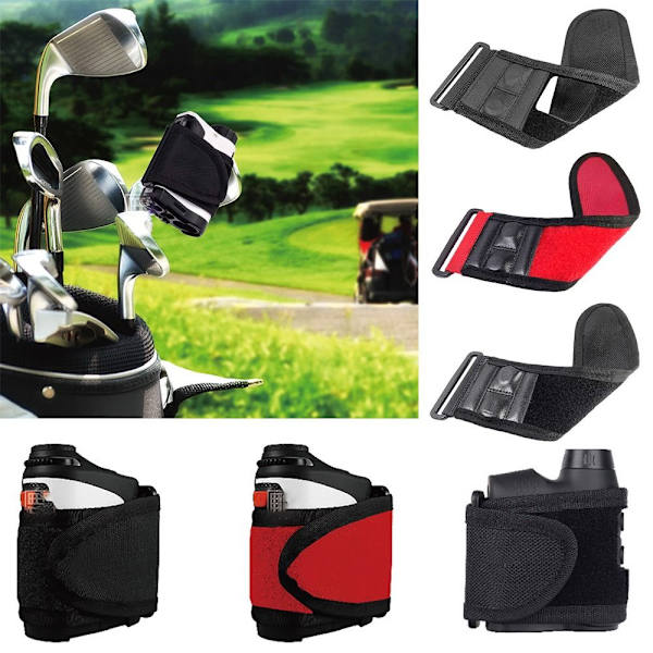 Range Finder Golf Band Sticker SORT UDEN HUL UDEN HUL Black without Hole-without Hole