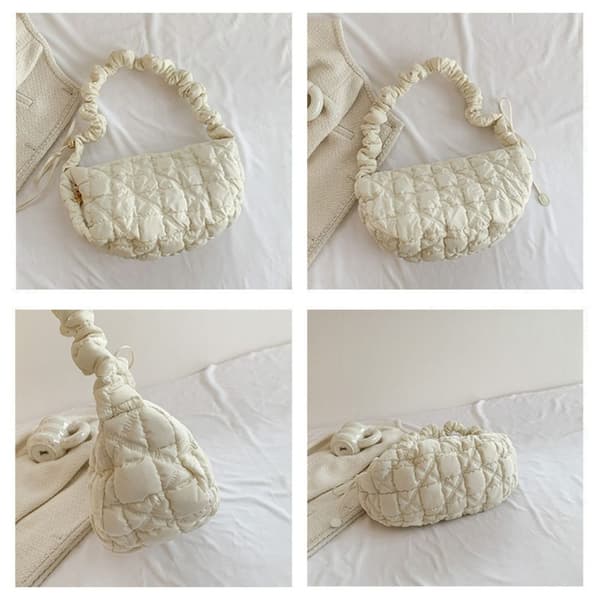 Axelväska Puffy Handväska SILVER Silver