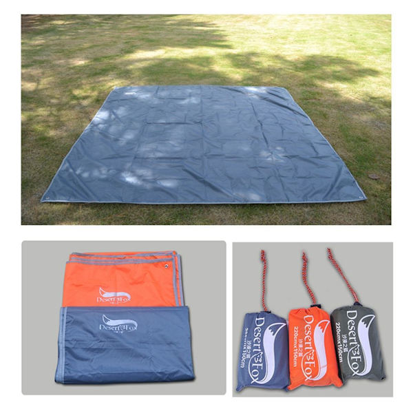 Vattentät tältmatta Ultralätt ficktält ORANGE 150X210CM Orange 150X210cm