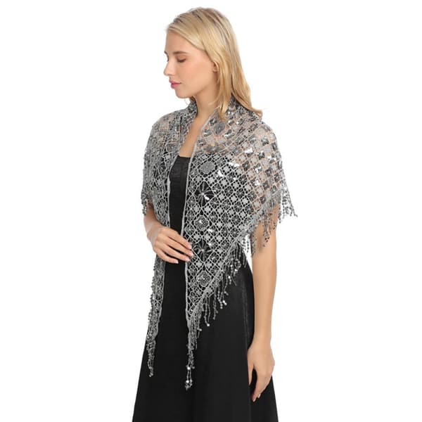 Aftenkjoler Sjal Lady Cape Wraps SORT GULD SORT GULD Black Gold
