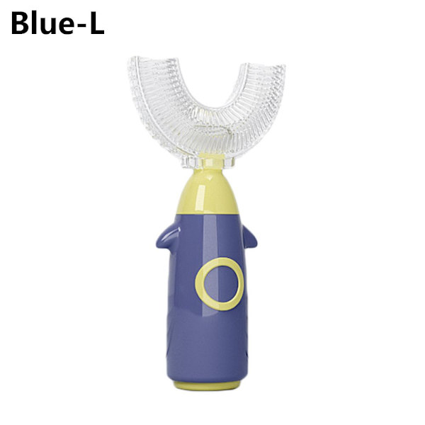 Barn U-Shape tandborste 1-12 år BLÅ L blue L