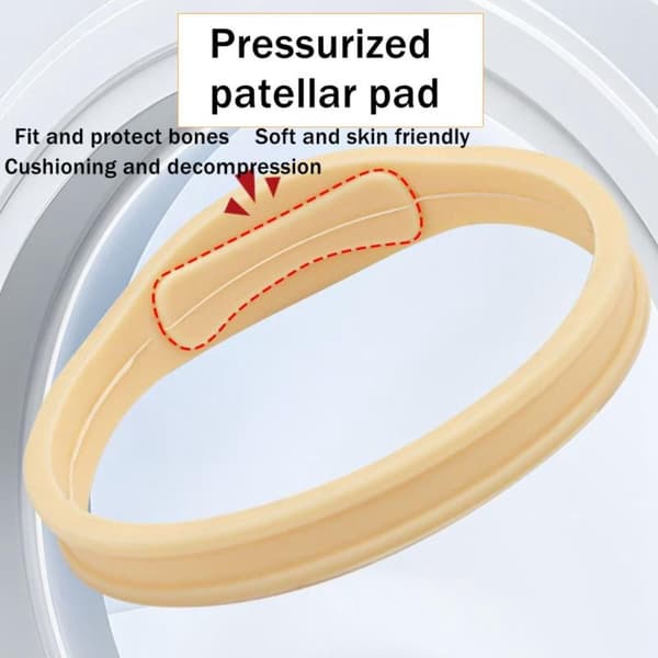Patella Bälte Basket Knä Kraft Bälte GRÅ Grey