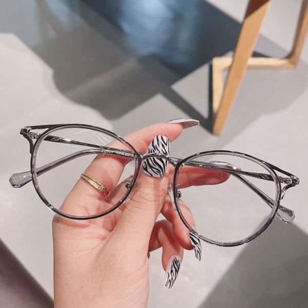 Anti-Blue Light Glasses Ylisuuret silmälasit LÄPINÄKYVÄT Transparent