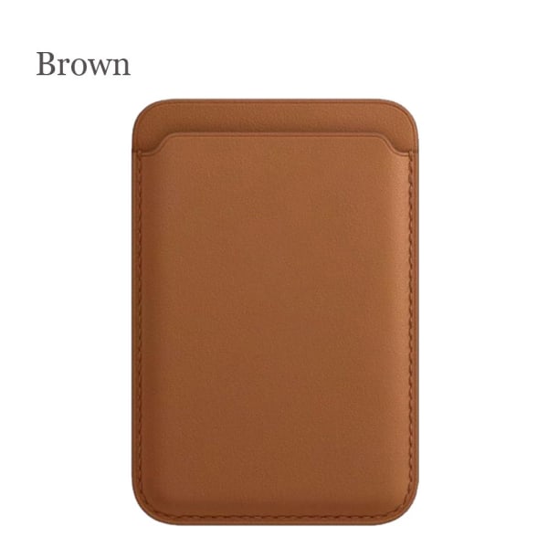 Korthållare Magnetisk plånbok Kort BRUN Brown
