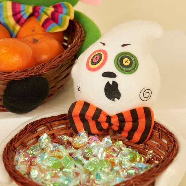 Halloween Candy Basket Frukt Oppbevaringsboks GHOST GHOST Ghost