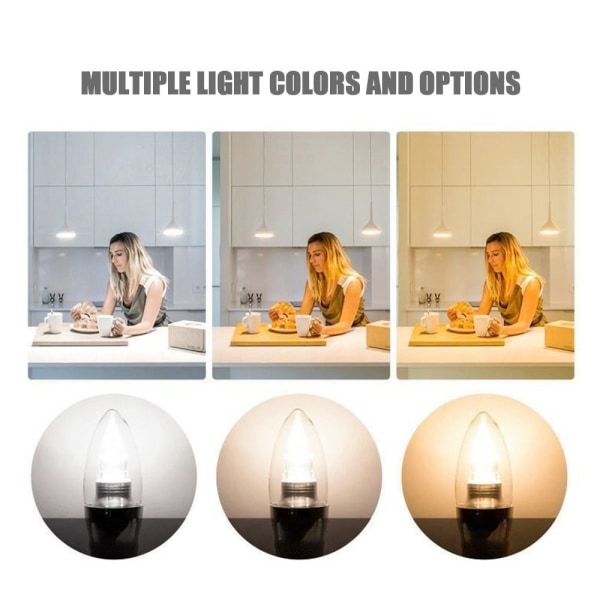 LED lyspære e14 12WWHITE LYS HVIT LYS 12WWhite Light