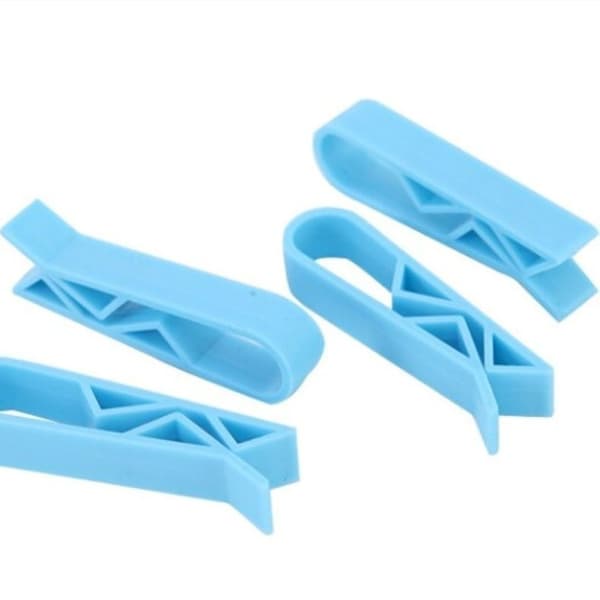 30 st Avfallspåsehållare Klämmor för soppåsar Soptunna Klämma Blue 30Pcs-30Pcs