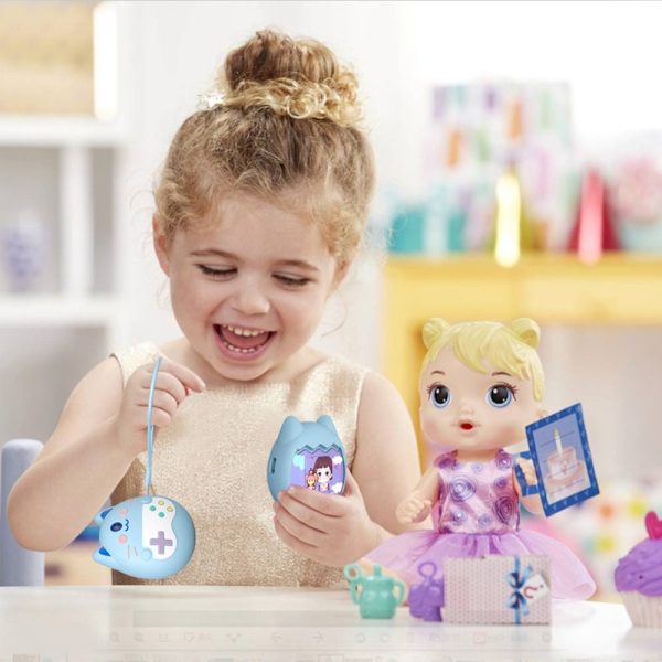 Virtuellt elektroniskt case Spelmaskinskydd för Tamagotchi Pix blue