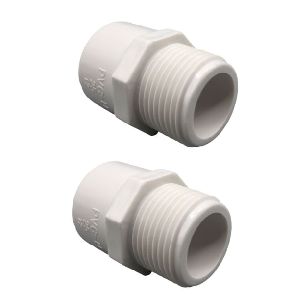 2 STK Rørfitting Adapter Connector Kobling 2PCS