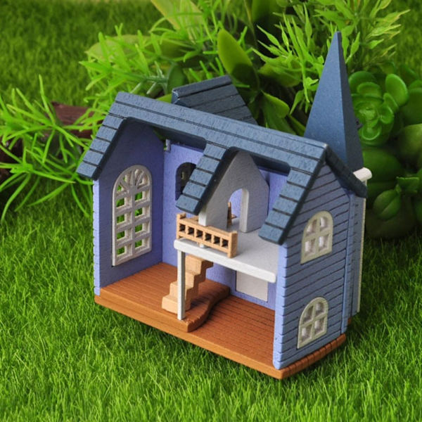 DIY Dollhouse Kit Miniatyyri nukkekodit 2 2 2