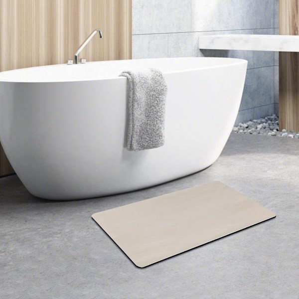 1 kpl Quick Dry Bath Mat Kumimatto Ohut kylpymatto Apricot 1 Pcs-1 Pcs