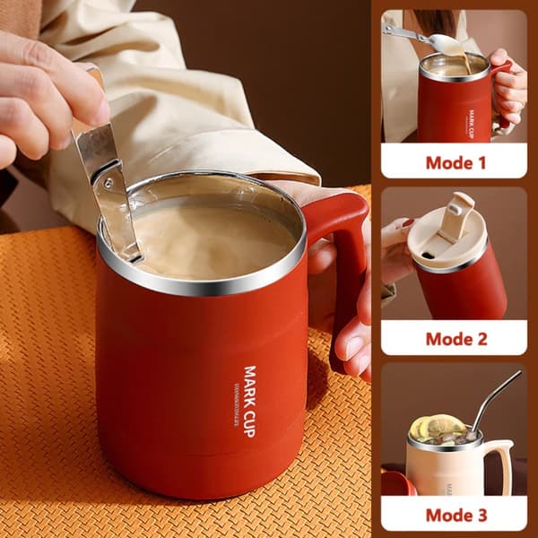 500ml Kaffekopp Vannflaske GRÅ Grey