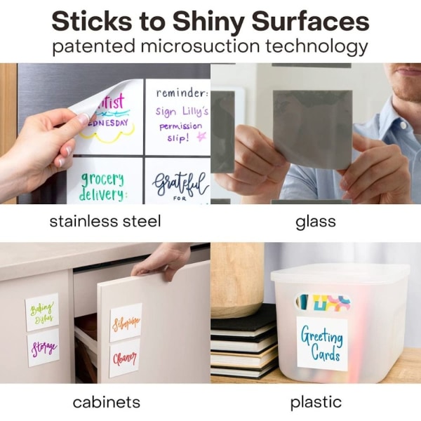 12 pakke Sticky Notes Stickers Whiteboard