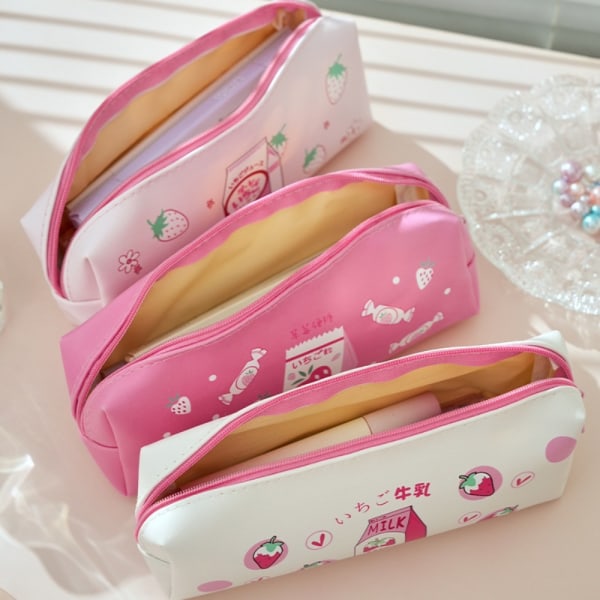 Maito Case Kawaii Paperi Mansikka Pencilcase 03 03 03