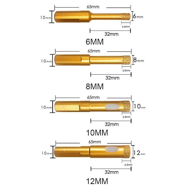 Juotettu poranterä 6mm 6MM