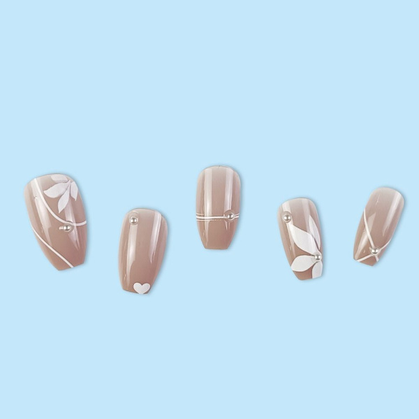 Fake Nails Flat Head 3 3 3