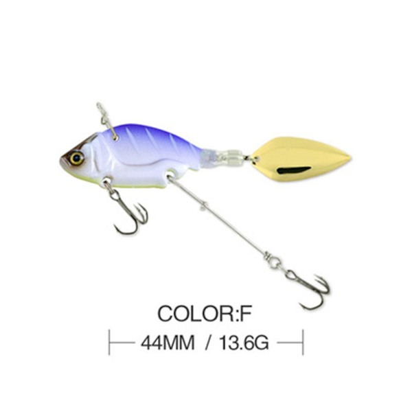 Metall fiskebete VIB Lure FÄRG F FÄRG F Color F