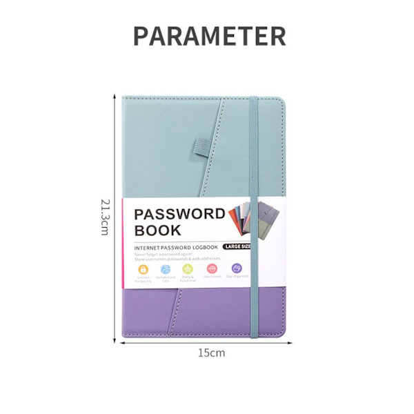 A5 Password Book Password Keeper Book 02 02 02