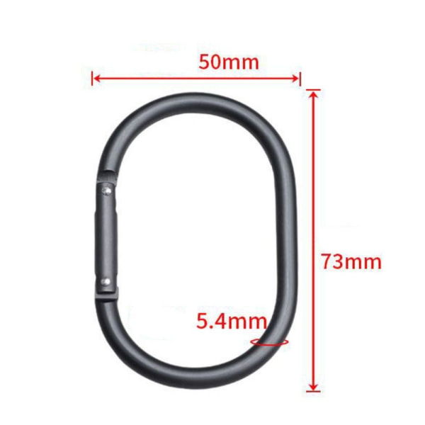 2/4stk Fjederspænder U-formet Ring 2STK 2STK 2pcs