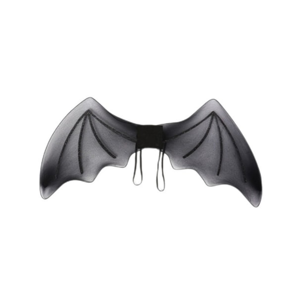 Black Bat Wings Kids Fancy Dress Halloween flaggermus