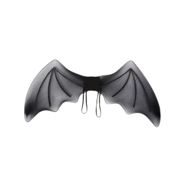 Musta Bat Wings Kids Fancy mekko Halloween Bat