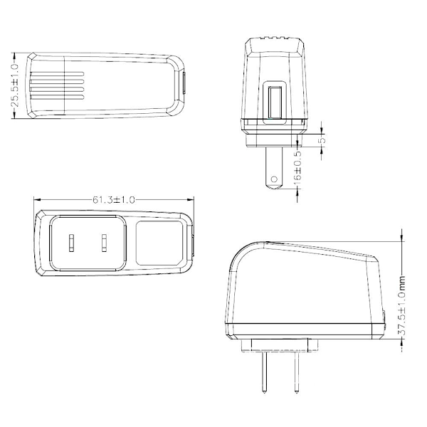 Barbermaskiner Lader Elektrisk barbermaskin Adapter EU EU EU