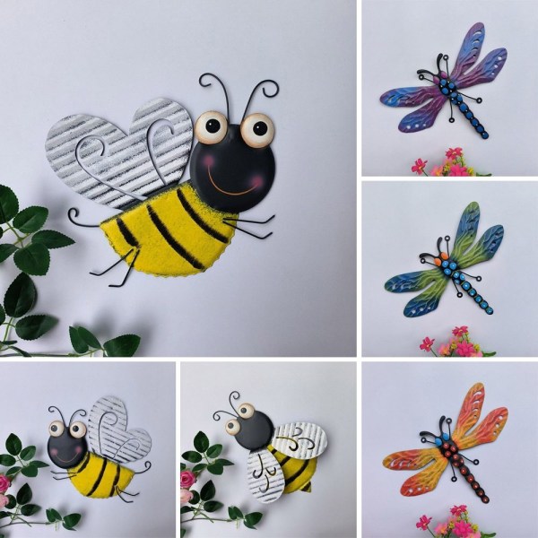 Bee Dragonfly Wall Art riippuvat veistokset BEE-2 BEE-2 Bee-2