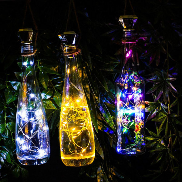 Viinipullo Kevyt Viinipullolamppu VÄRIVÄRI VÄRI Colorful