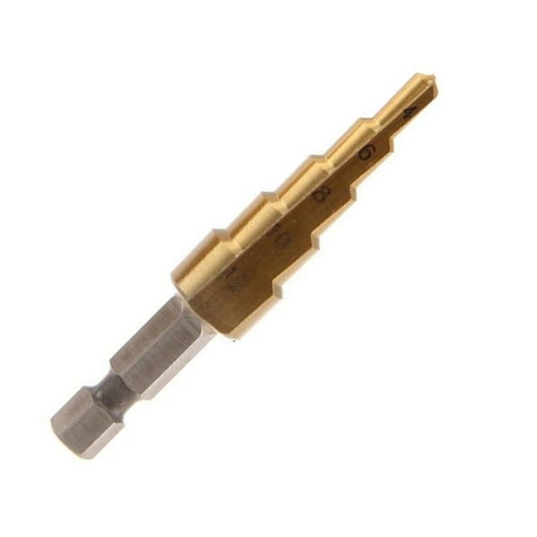 3 STK HSS Step Drill Bit Cone Titanium Bit Set Metall Hullkutter