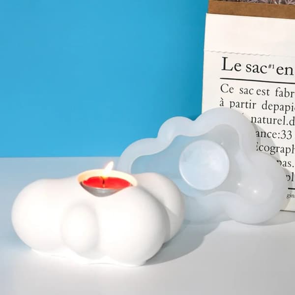 Cloud Silikoneform lysbakkeform 1 1 1