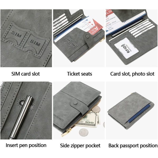 RFID-passin cover passipidike MUSTA black