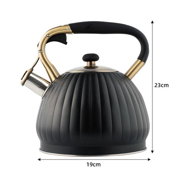 3,5L Visslande vattenkokare Vattenkokare Vattenkokare Black