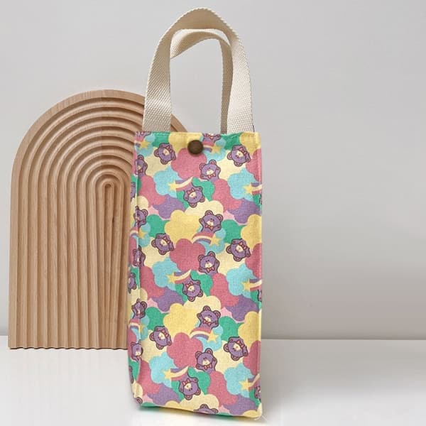 Juomalasikotelon case kuppiholkki WHITE STYLE2 STYLE2 white style2-style2