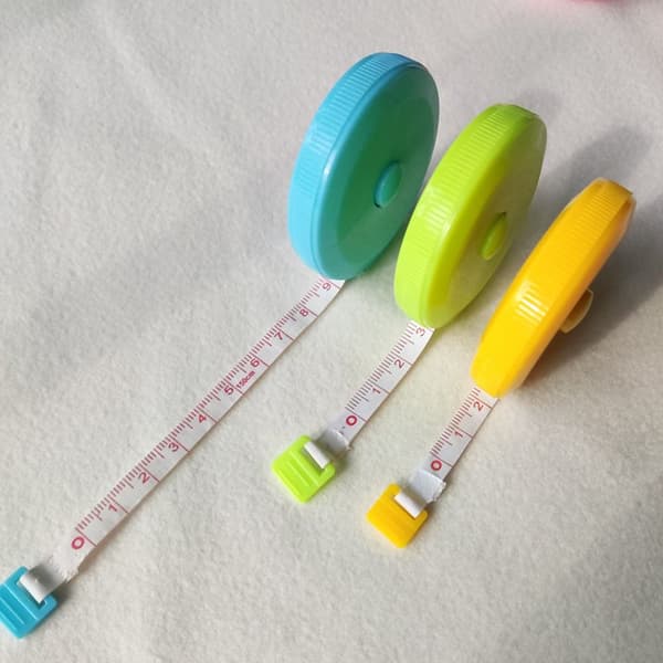 Måttband Mini linjal rund