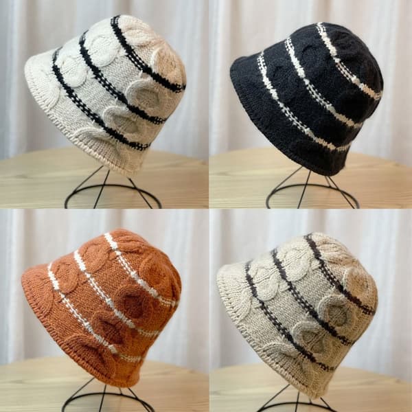 Bucket Hat Winter Beanie SORT black