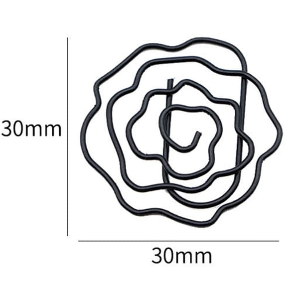 24ST Gem Bokmärke Binder Clips