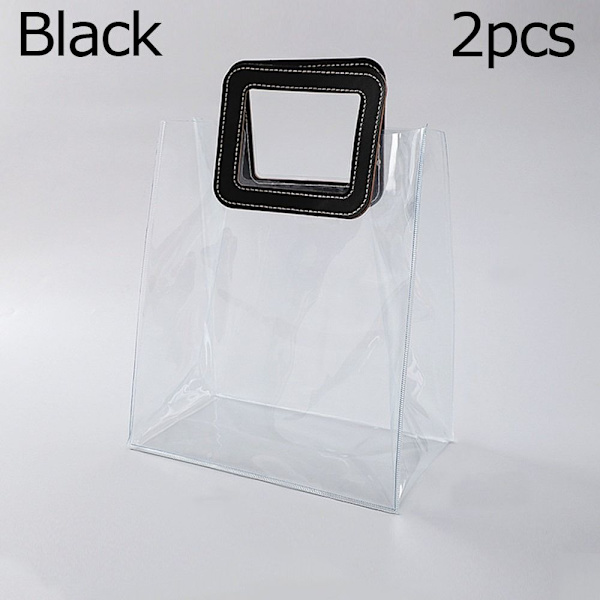 2stk Gavepose Klar Taske SORT black