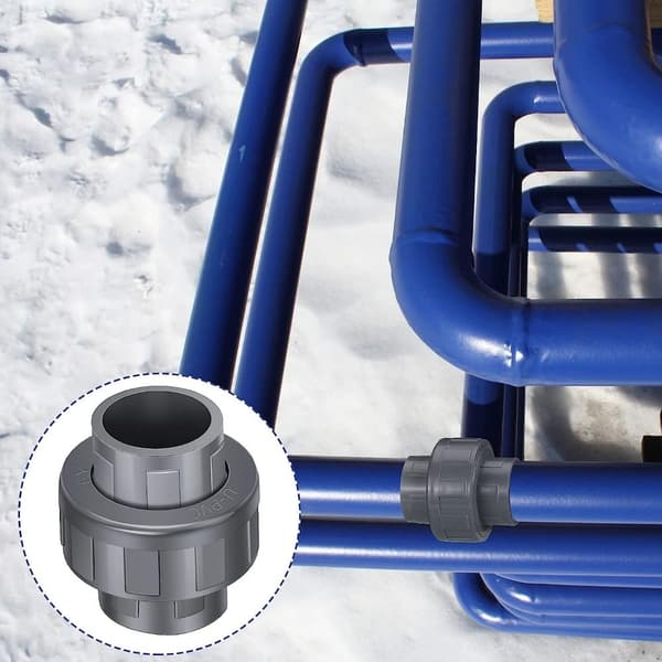 4 Stk Vandrør UPVC Rørfittings Quick Connector Vandrør 4 pcs