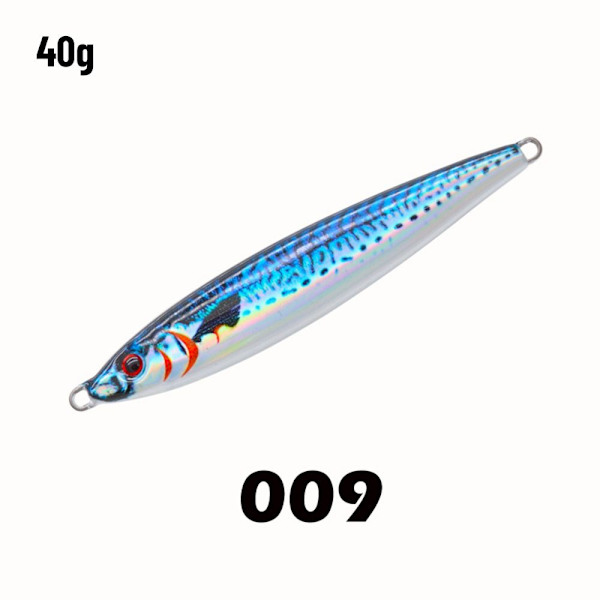Metallinen kalastusuistin jigisyötti 40G009 009 40g009