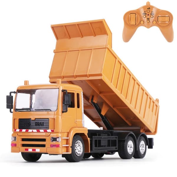 Rc Cars Dumper Transporter Engineering Model With box