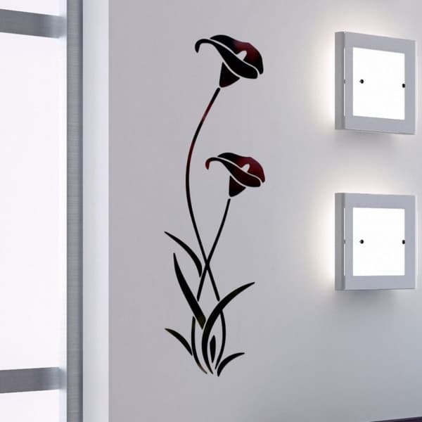 Mirror Wall Stickers Wall Decals SØLV Silver
