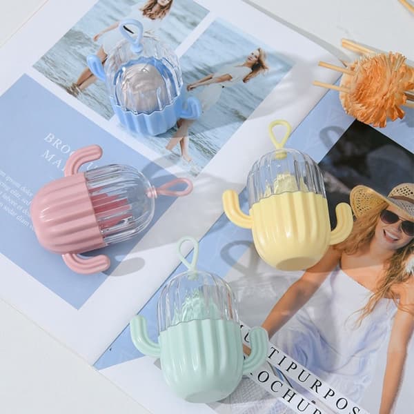 Beauty Egg Oppbevaringsboks Gummibåndboks ROSA pink