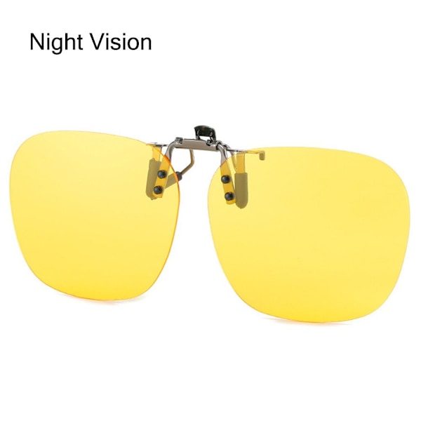 Clip-On Polarisoidut aurinkolasit Flip-up aurinkolasit Night Vision