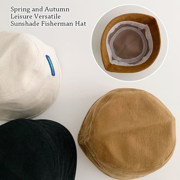 Børne Bucket Hat Sun Cap SORT Black