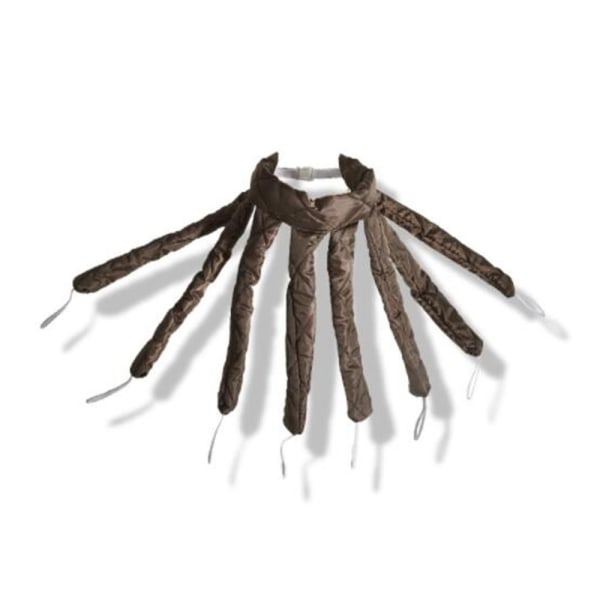 Värmefria hårrullare Curlers hårband BRUNT brown
