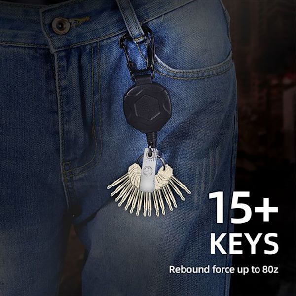 Udtrækkelig badgeholder Heavy Duty 2 2 2