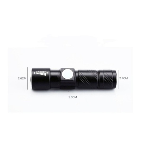 4X zoomattava taskulamppu LED taskulamppu