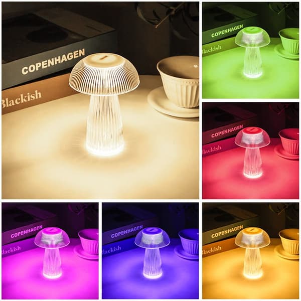 Svampebordslampe Natlys FARVE colour