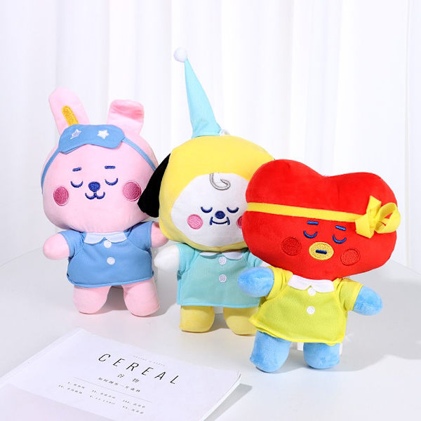 24CM BTS Plysch Doll Toy BT21 Fyllda dockor COOKY COOKY