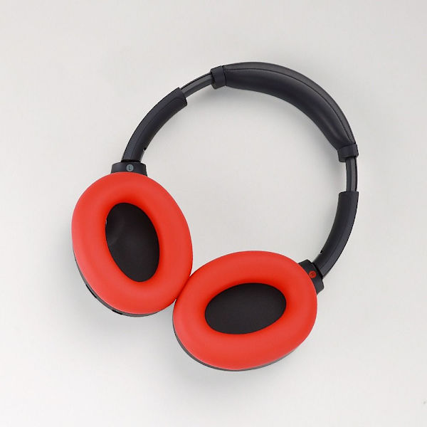 1 par Ørepuder Silikone RØDE 1 PAR ØREPUDER 1 PAR ØREPÆDDER red 1Pair Earpads-1Pair Earpads